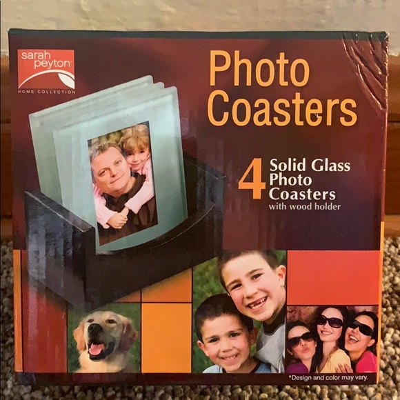 Glass Photo Coasters - Picture 1 of 3